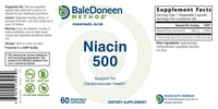 Niacin 500 (60 Vegetable Capsules)